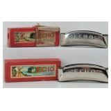 (2) Echo M. Hohner Harmonicas Curved Tremolo