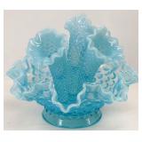 Fenton Art Glass Hobnail 3*-Horn Epergne