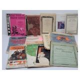 Collection of Vintage Sheet Music: National