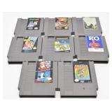 8 Vintage Nintendo NES Games
