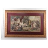 THE FEAST OF VENUS Print by Emmanuel Oberhauser