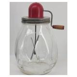 Dazey Hand-Crank Butter Churn #8 Red Top