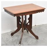Arts & Crafts Eastlake Style Parlor Table
