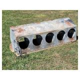 Vintage Metal Nesting Box + Mini Chair