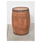 Primitive Wooden Barrel / Stave Barrel / Side