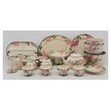 (18pc) Desert Rose Serving Dishes