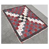 Patchwork Quilt Yarn Tied Denim & Calico