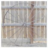Antique Wagon Wheel / Farm Wheel 54"