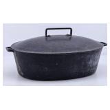 Vtg WAGNER WARE -0- OVAL ROASTER w/ Lid