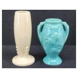 U.S.A. California Pottery 2 Handle Blue 5 1/2"...