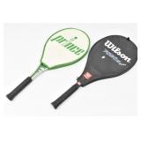 Prince & Wilson Tennis Rackets