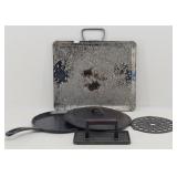 Nuwave P4 Cast Iron Enamel Griddle Skillet &