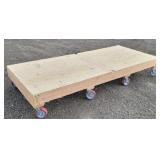 14,000 Lbs Solid Deck Dolly 12 Wheels 44" x 102"