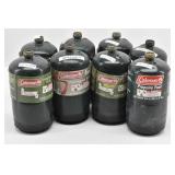 (8) Coleman 16.4oz Propane Fuel Cylinders