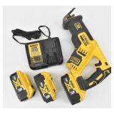 DeWalt Reciprocating Saw + (3) Batteries & Charger