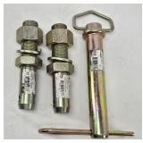 (2) Koch 1 1/8"Adj. Lift Arm Pins & Hitch Pin ...