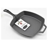Jim Beam 10.5' Square Cast Iron Skillet NWT
