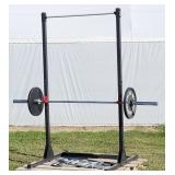 Adjustable Half Rack / Squat Stand, Pull-Up Bar &