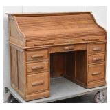 Oak Roll Top Desk