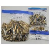 Brass Casings: 95ct 357, 22ct 38, Mixed 235 +/-