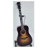 George Strait Mini Signed Guitar w/ Stand