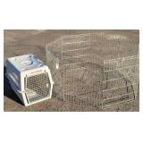 Pet Porter Travel Crate / Kennel & Exercise Pen
