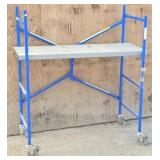 Portable Steel Scaffold w/ Locking Casters...
