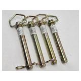 (4) Koch 7/8" Hitch Pins Swivel Handles 6 1/4"