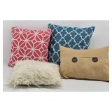 (4) Decor Pillows