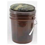 Vanish Camo Swivel Seat Hunting Bucket