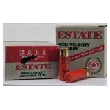 (50rd) 12 ga 3' #3 ESTATE Shotshell Ammo