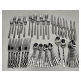 (57pcs) CAMBRIDGE Stainless Steel Flatware...