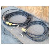 (2) Heavy Duty Extension Cords 12 ga