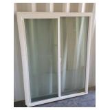 White Vinyl Sliding Window Dual Pane 48"x60"