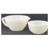 Fire King Ivory Oven Ware Batter Bowl & White...