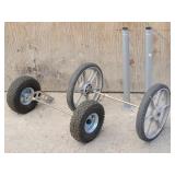 (2) 2-Wheel Axle Combination & 2-Adj. Telescoping