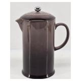 Le Crueset French Press Coffee Press 34oz Brown