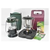 (2) Coleman Lanterns w/ Cases, Lighter & Mantles