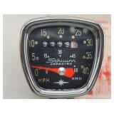 Vintage Schwinn-approved Speedometer Head