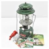 1974 Coleman Lantern, Filter Funel, Lighter &