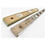 (2) Wood Levels with Cases ï¿½Smith 24" & Empire