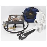 Propane Burner, Electric Shredder Slicer, Fillet