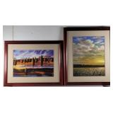 (2) Framed Prints: Mississippi Delta Cotton Field&
