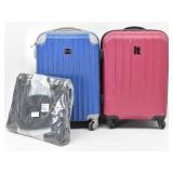 NEWHEY Laptop Bag +2 Wheeled Carry-On Suitcases