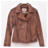 Wilson Vintage USA Distressed Leather Jacket M