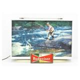 1950's Budweiser Beer Sign Lighted Mancave Sign