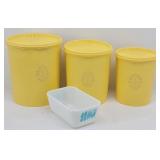 (3) Tupperware Canisters Servalier 1970