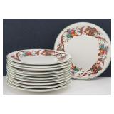 (11) William James "Ribbon & Fruit" Stoneware...