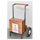 Gun Cart w/ Cowboy Parking Only Sign