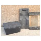 Creeper, Furniture Dolly, Husky 18 gal Tote